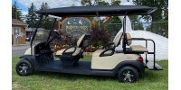 Voiturette de golf Limousine 6 places beige