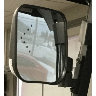 Miroir avec clignotant intégré