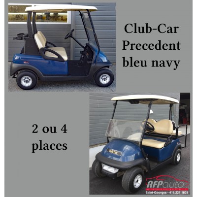 Club-Car Precedent Bleu navy 2 ou 4 places avec ou sans lumières