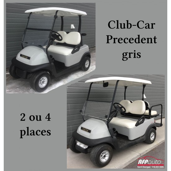 Club-Car Precedent Gris 2 ou 4 places