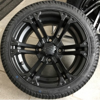 Mag 12" Rockstar noir mat avec pneu low profile