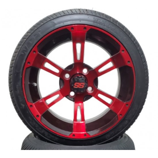 Mag 14" Storm Trooper rouge et noir avec pneu low profile